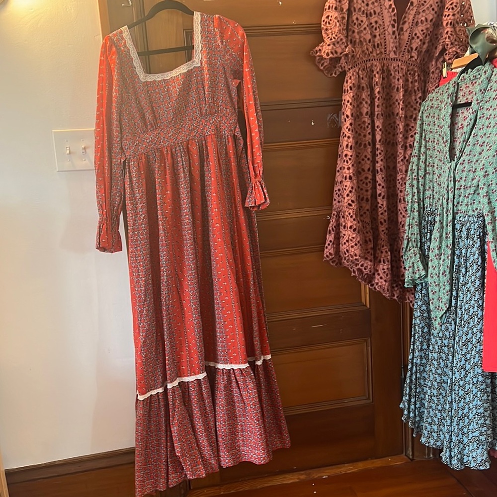 Vintage handmade maxi dress 1970’s